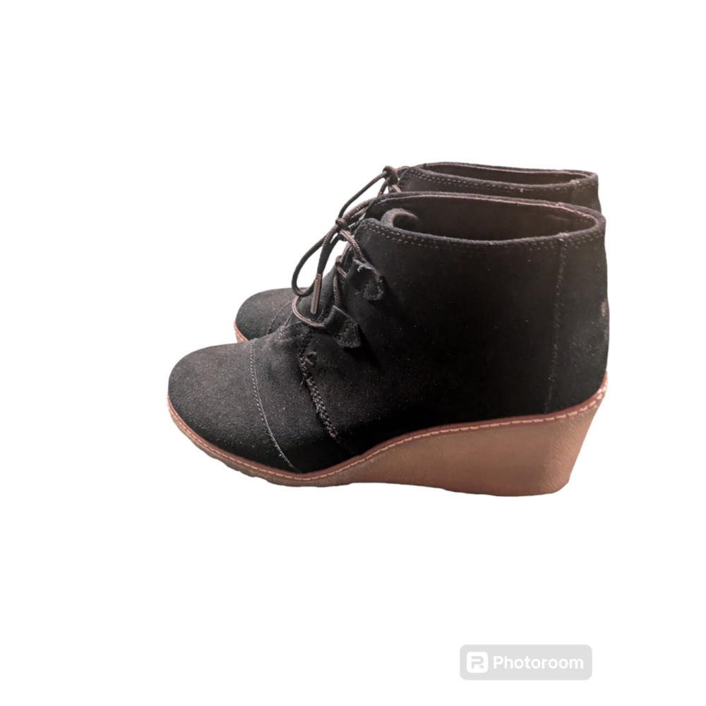 Women's TOMS Boots, Black, Size 10
